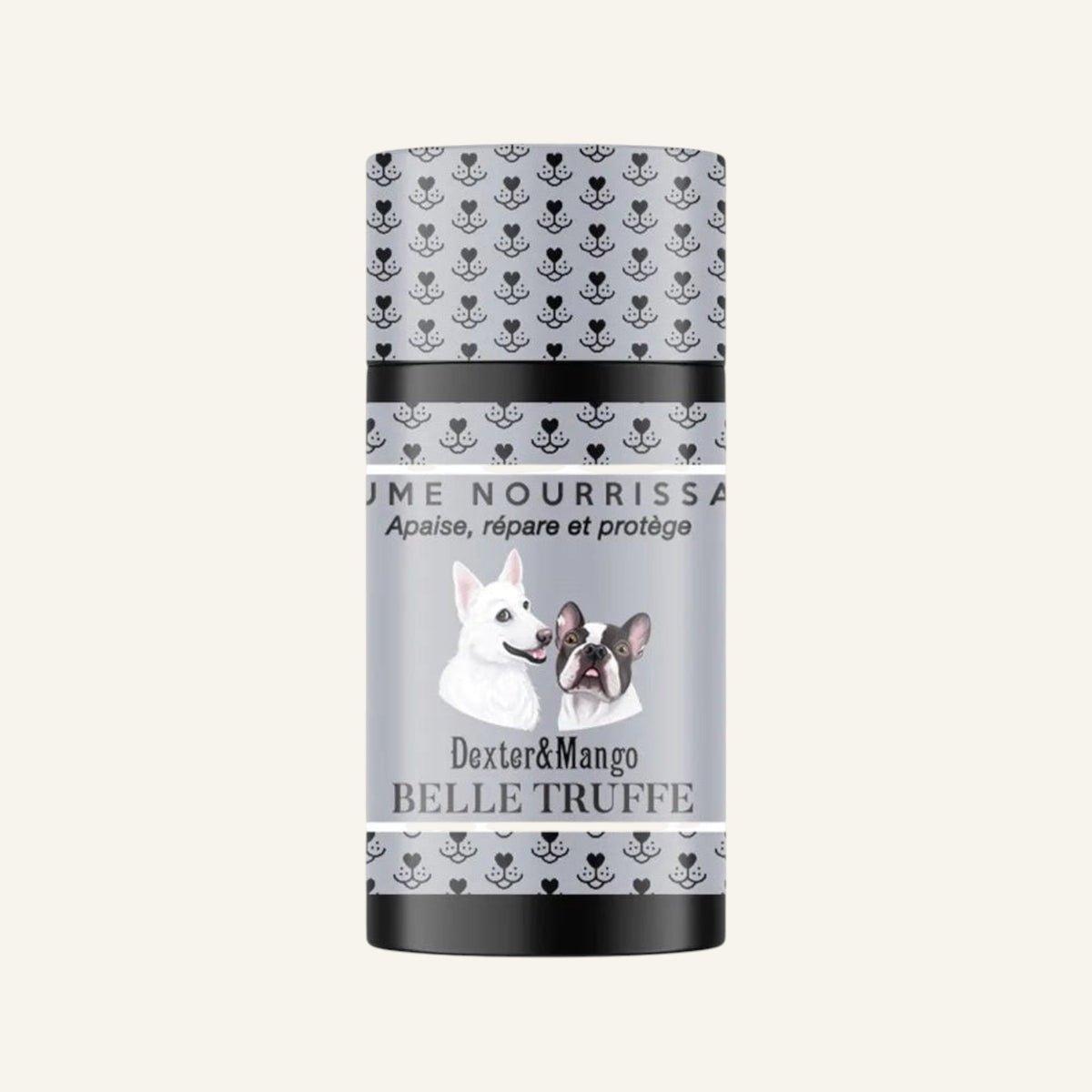 Patomia Belle Truffe natural dog nose balm in a convenient eco-friendly cardboard stick packaging