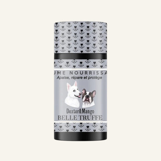 Patomia Belle Truffe natural dog nose balm in a convenient eco-friendly cardboard stick packaging