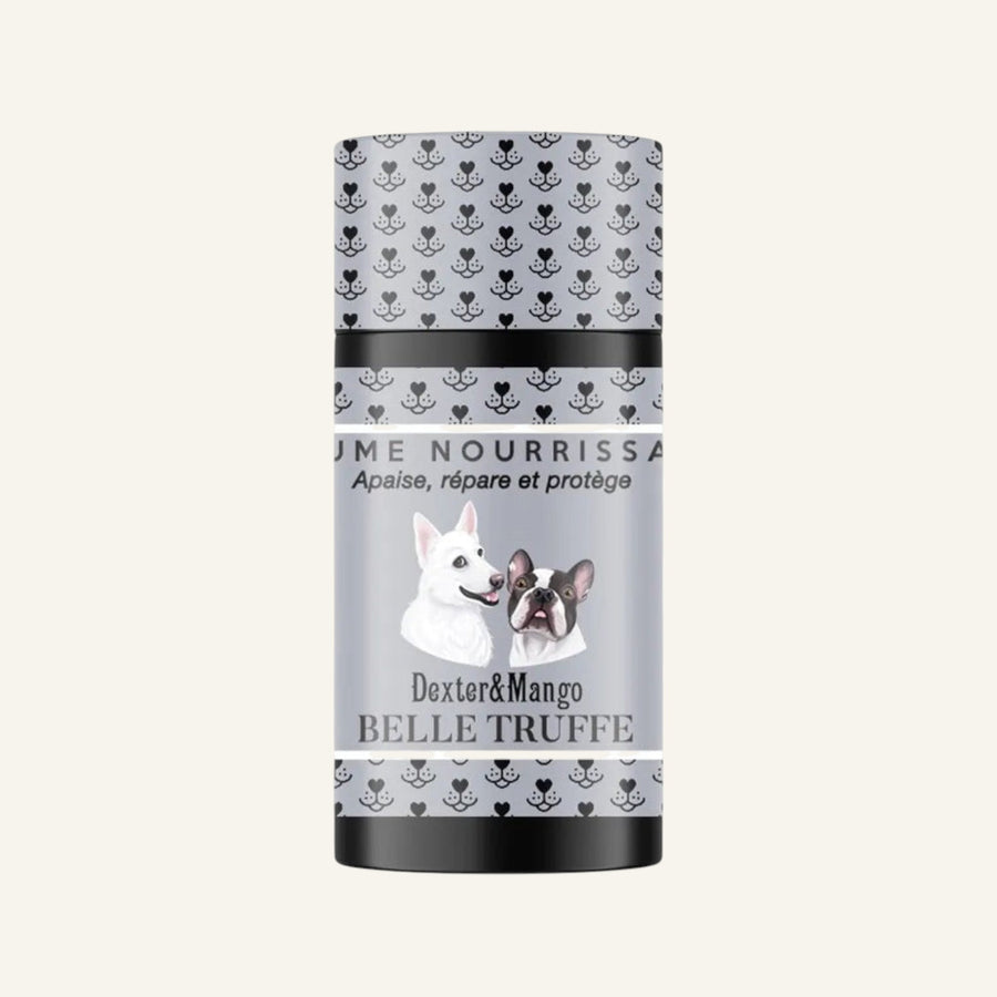 Patomia Belle Truffe natural dog nose balm in a convenient eco-friendly cardboard stick packaging