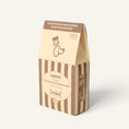 Charger l'image dans la visionneuse de la galerie, Patomia Luffy smoked cheese cubes for dogs in a beige and brown striped box, a natural, gluten-free treat.
