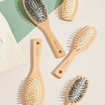 Charger l'image dans la visionneuse de la galerie, Patomia Pawness wooden and nylon dog brushes for short-haired dogs arranged on a light background
