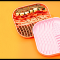 Charger l'image dans la visionneuse de la galerie, Patomia silicone wavy lick mat in pink and salmon, featuring textured surfaces for slow feeding and pet enrichment.

