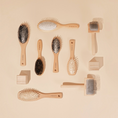 Charger l'image dans la visionneuse de la galerie, Patomia collection of sustainable wooden dog grooming brushes with natural bristles for short and long hair
